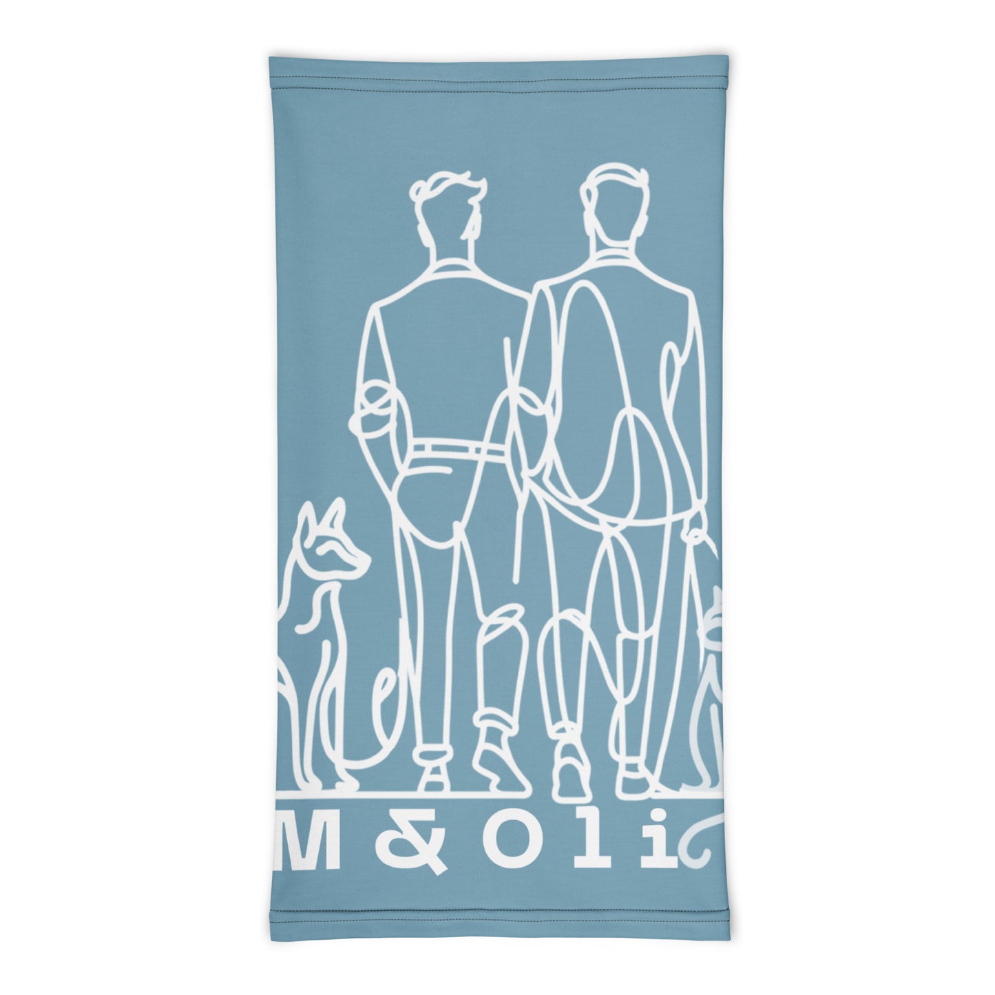 Cache cou Gris Bleu - "Simplement JM&Oli"