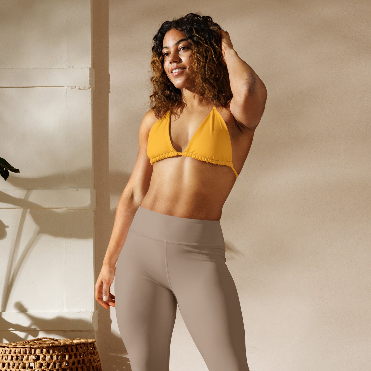 Haut de Bikini Beachside Jaune Lumière