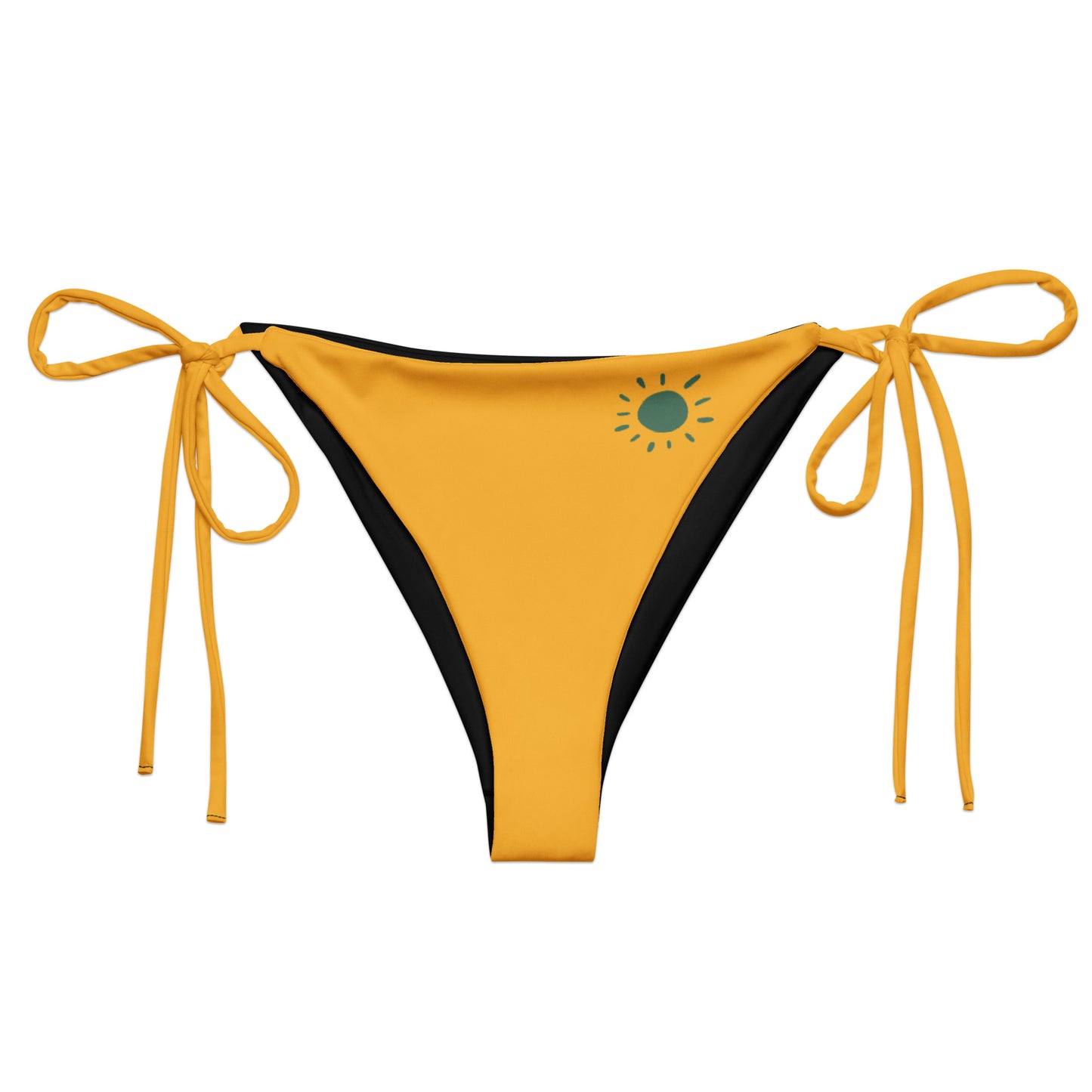 Bas de bikini Beachside Jaune Lumière