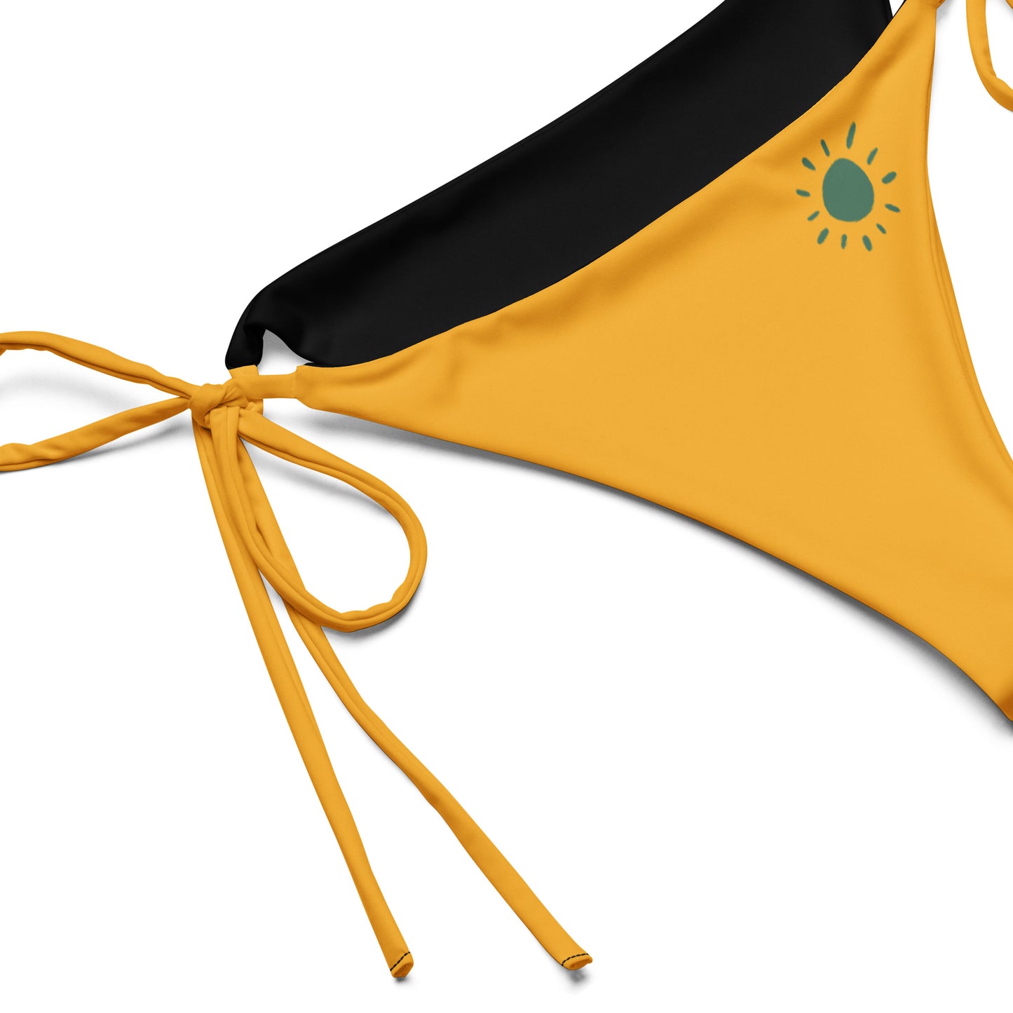 Bas de bikini Beachside Jaune Lumière