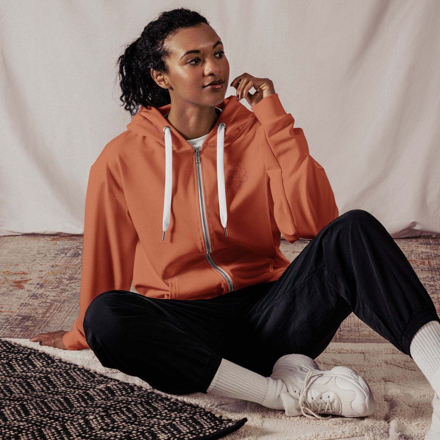 Sweat Spring Flow à Capuche Zippé pour Femme