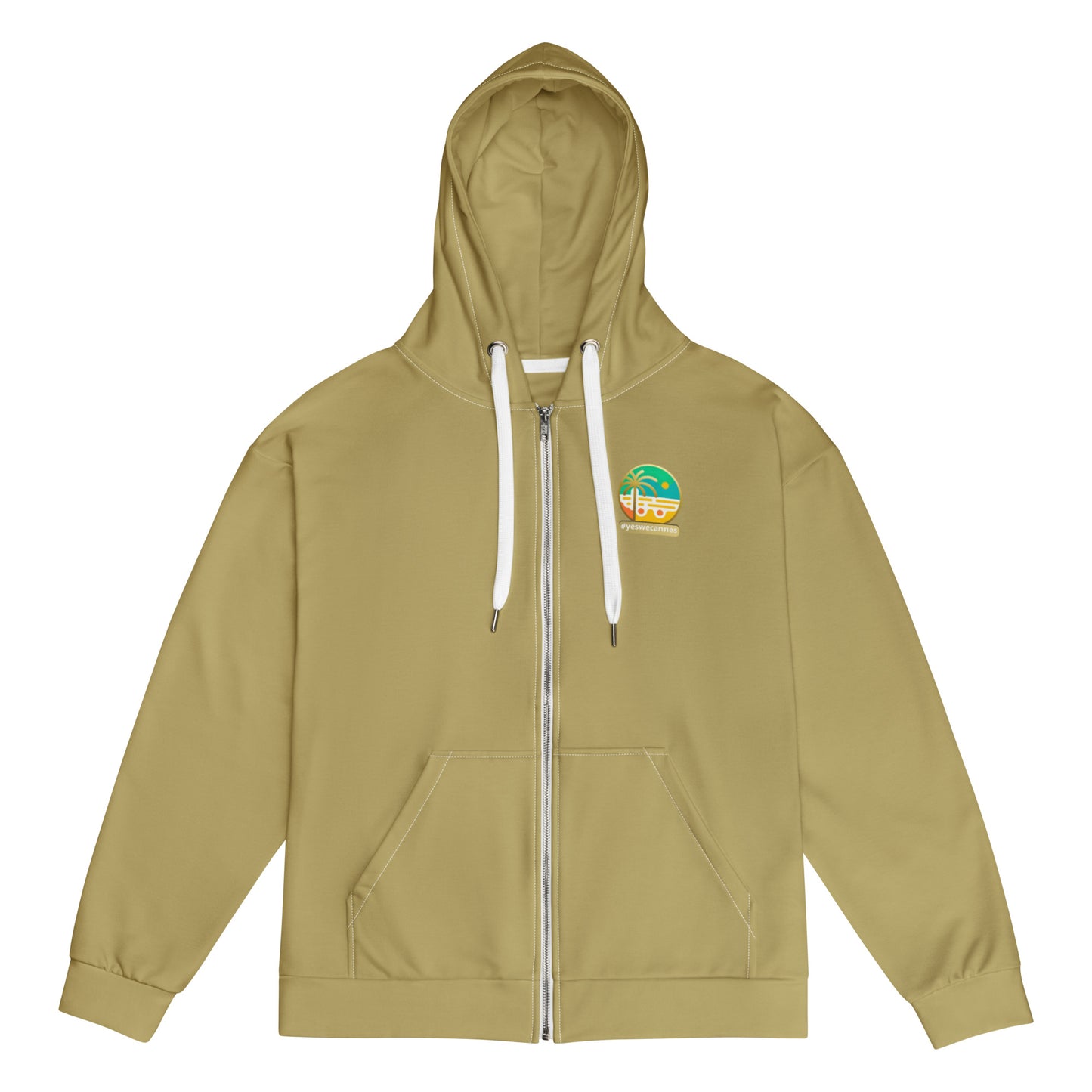 Sweat à Capuche Zippé Femme - #YesWeCannes