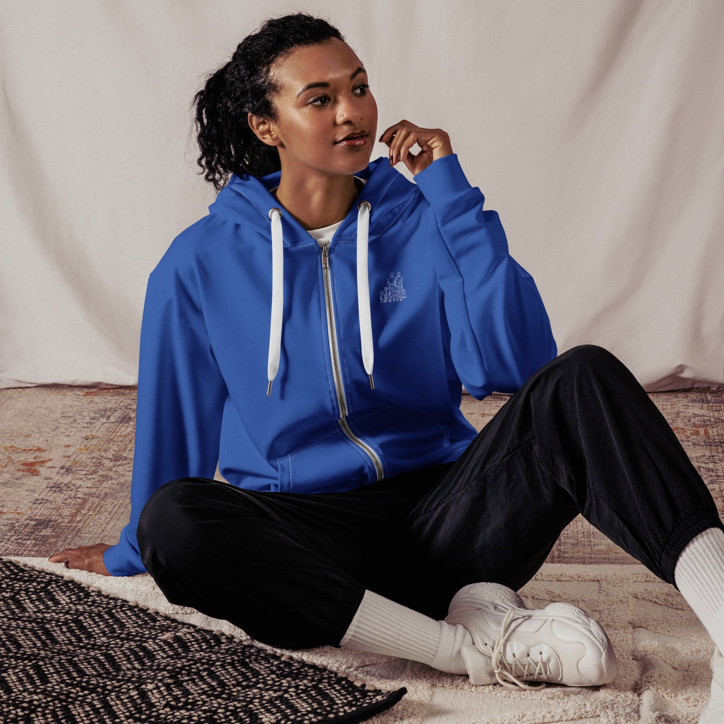 Sweat à Capuche Zippé Femme - #YesWeCannes