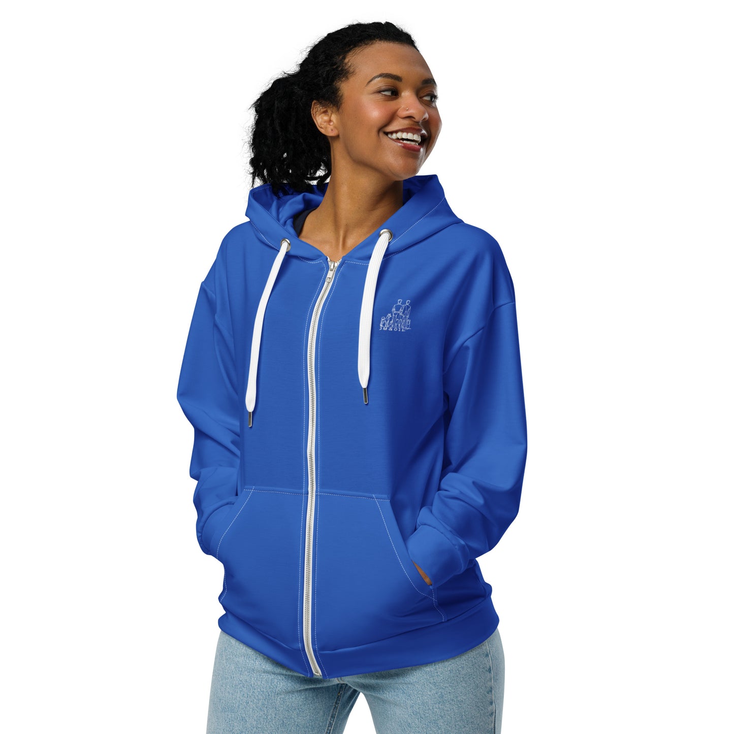 Sweat à Capuche Zippé Femme - #YesWeCannes