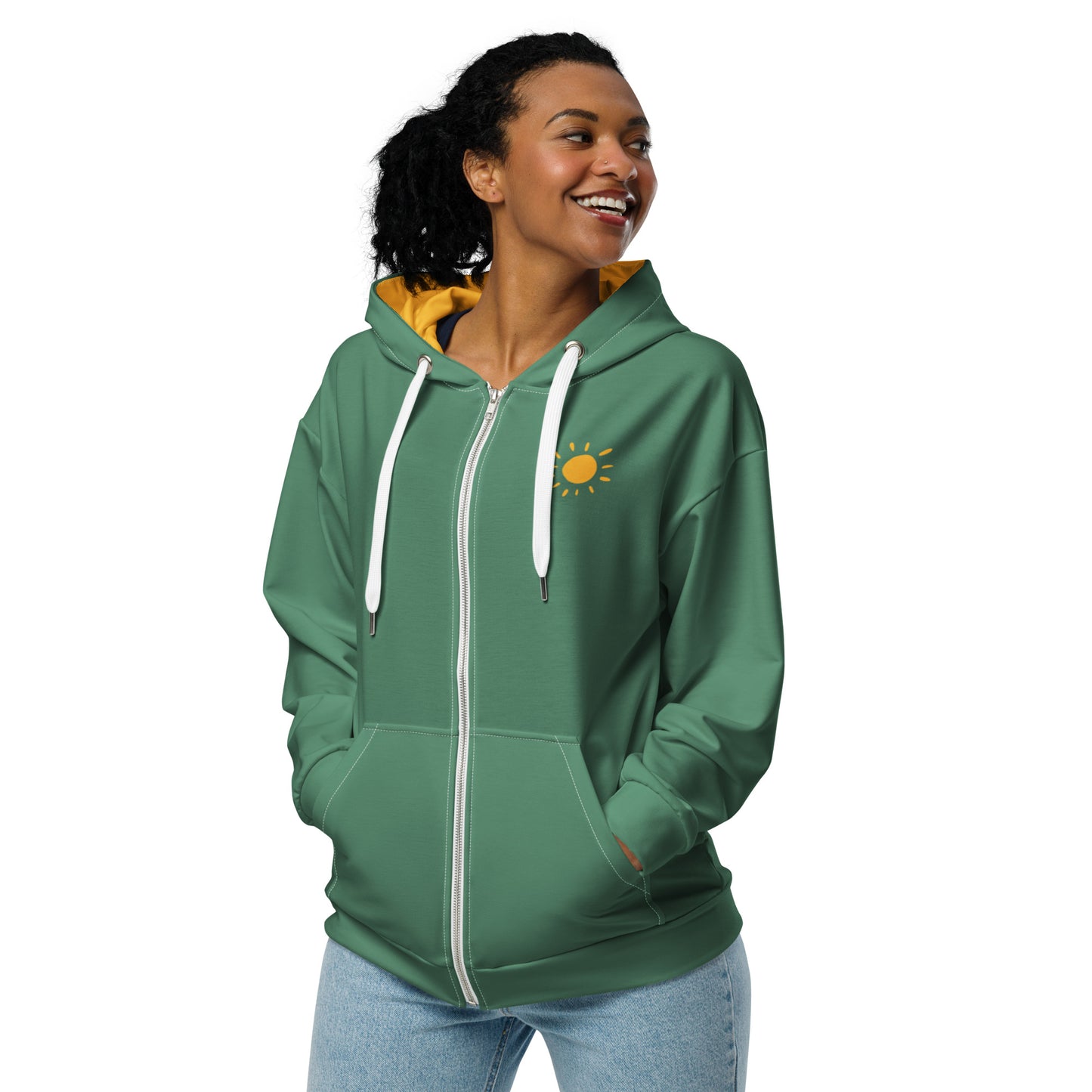 Sweat SunSide à Capuche Zippé Femme