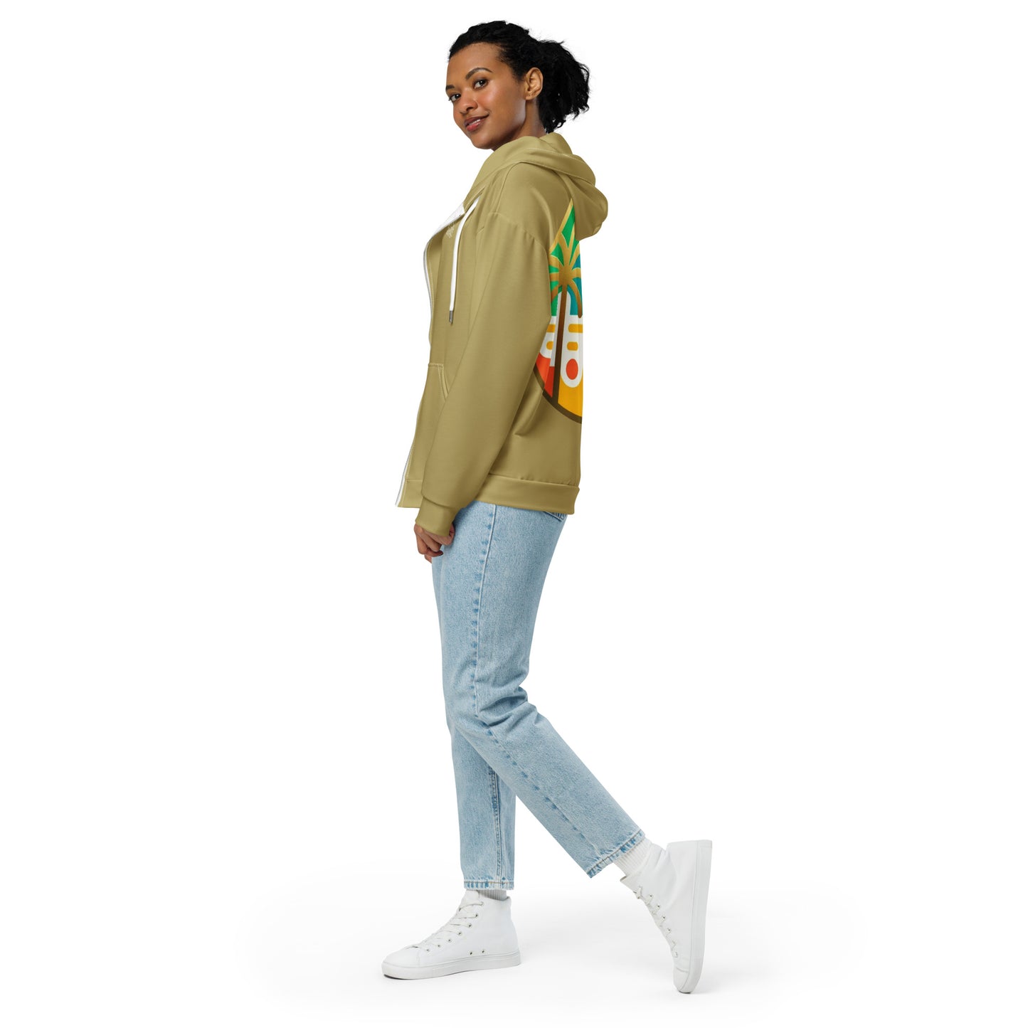 Sweat à Capuche Zippé Femme - #YesWeCannes
