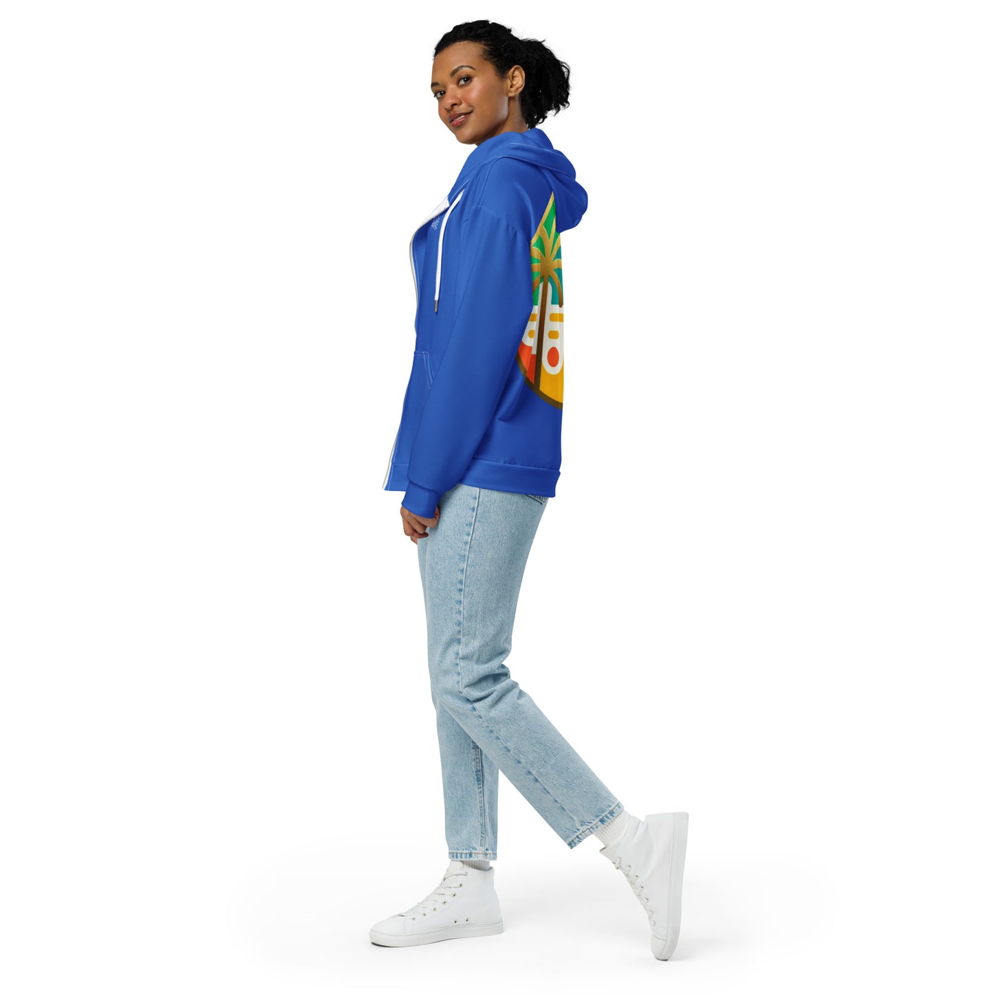 Sweat à Capuche Zippé Femme - #YesWeCannes
