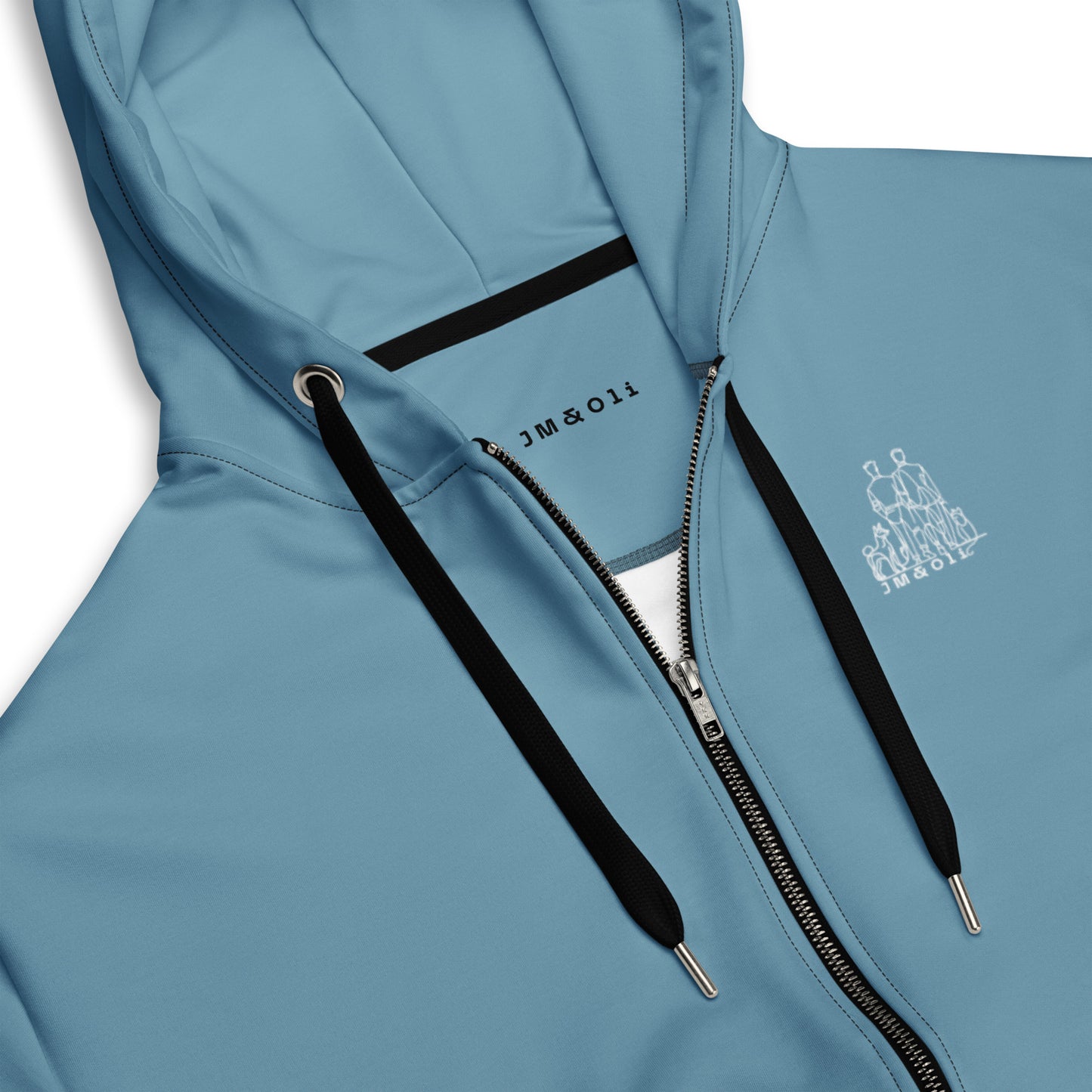 Sweat JM&Oli Origine à Capuche Zippé Homme
