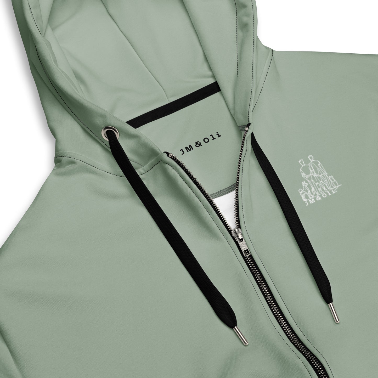 Sweat JM&Oli Origine à Capuche Zippé Homme
