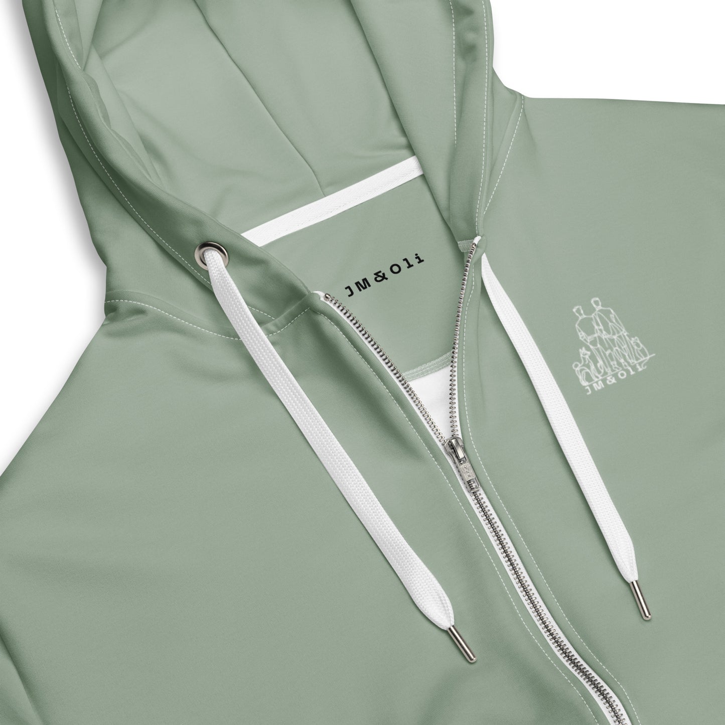 Sweat JM&Oli Origine à Capuche Zippé Femme