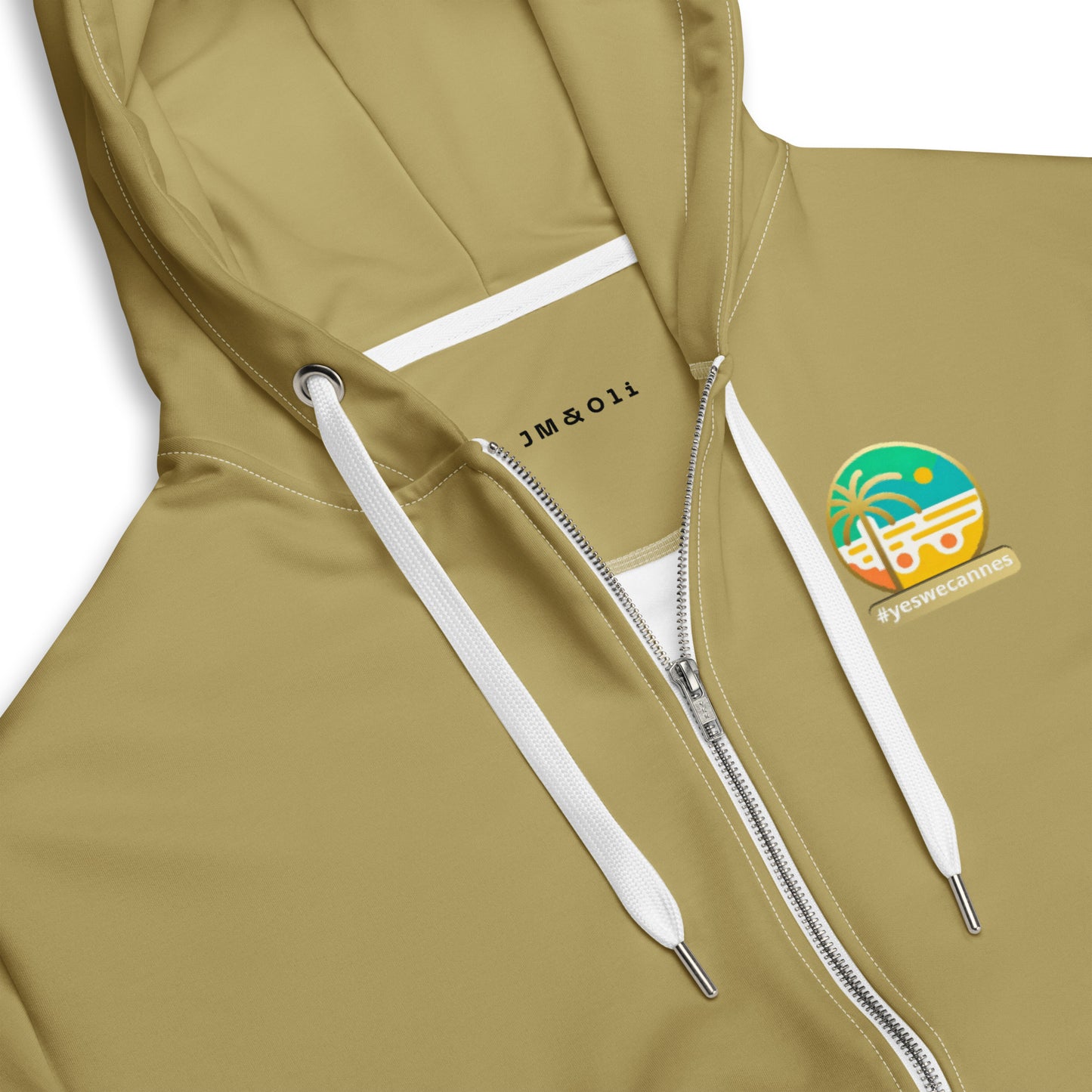 Sweat à Capuche Zippé Femme - #YesWeCannes