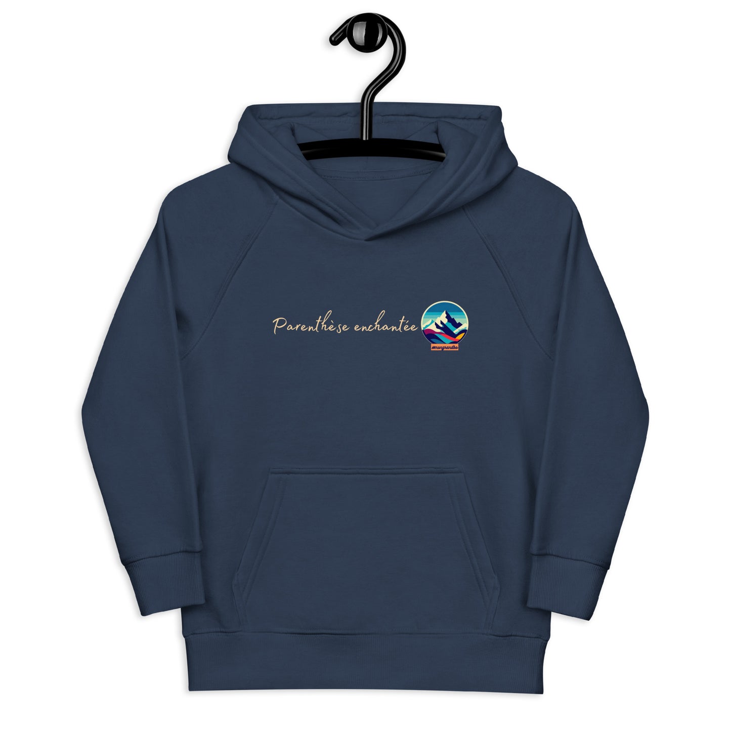Sweat à capuche bleu marine #mongrandbo