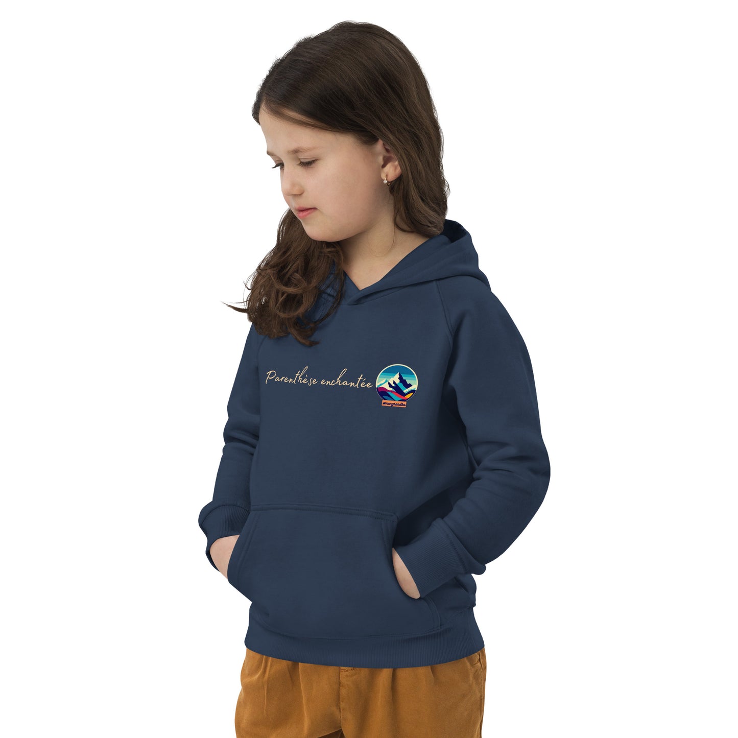 Sweat à capuche bleu marine #mongrandbo