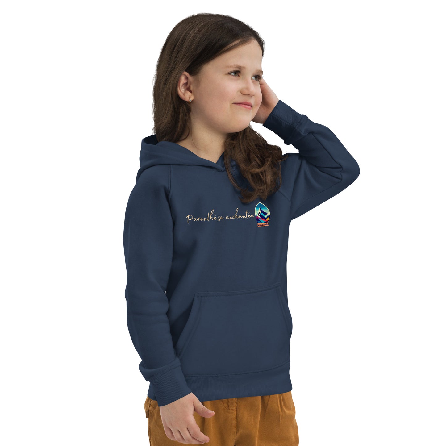 Sweat à capuche bleu marine #mongrandbo
