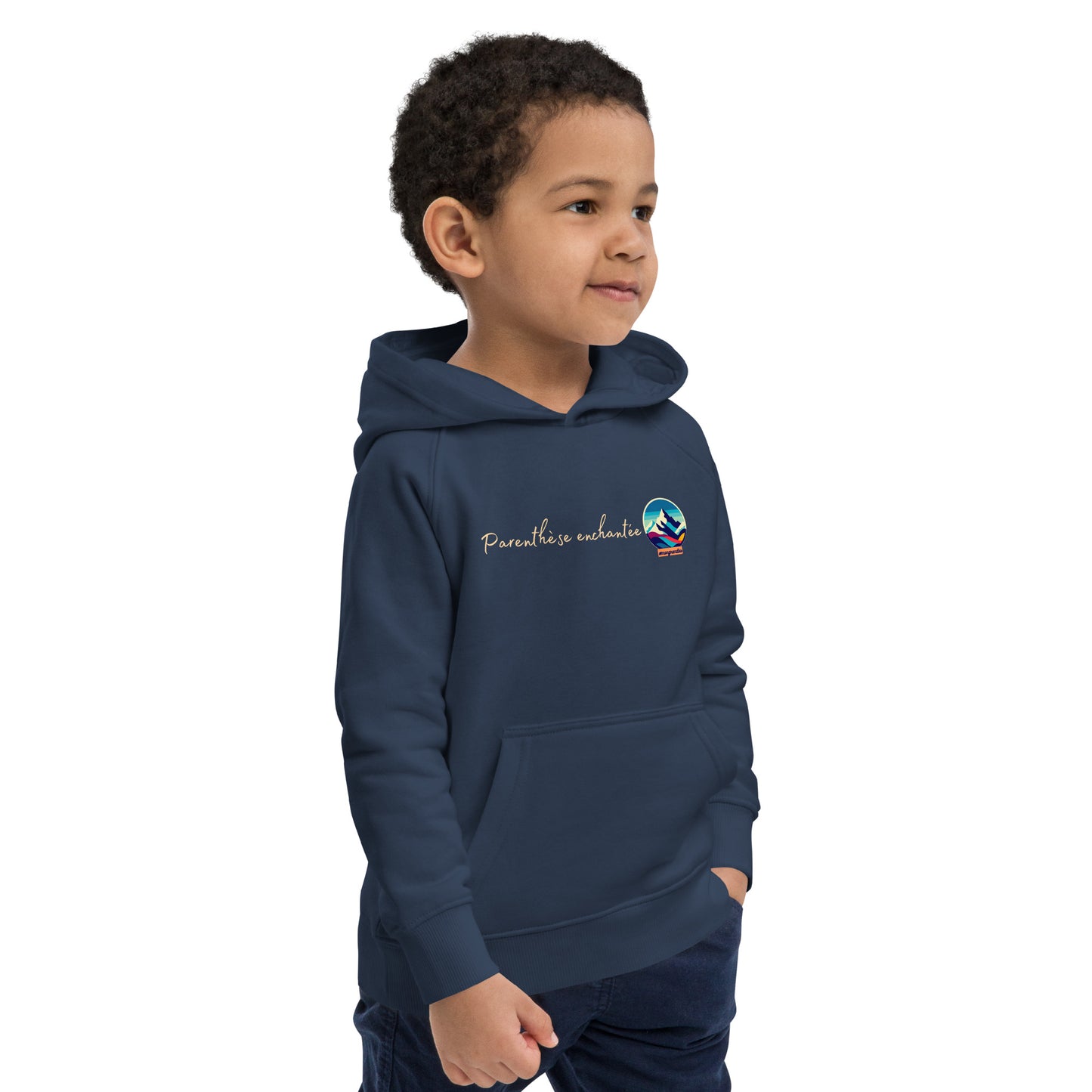 Sweat à capuche bleu marine #mongrandbo