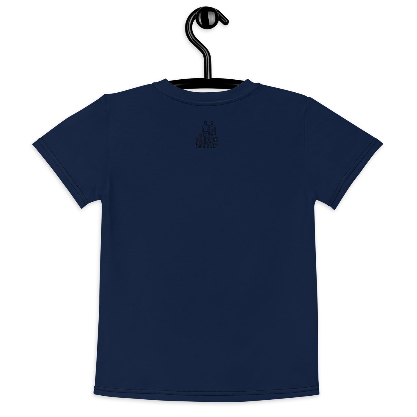 T-shirt enfant #mongrandbo bleu marine