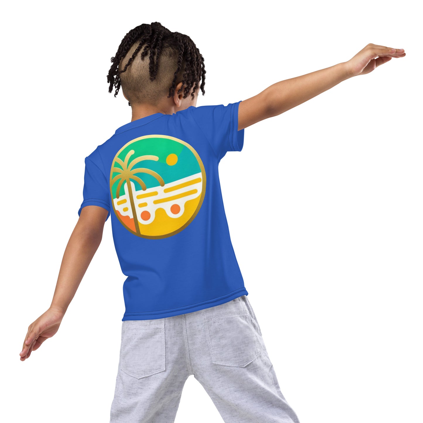 T-shirt Enfant Bleu roi - #YesWeCannes