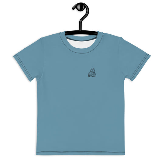 T-shirt Enfant Bleu Gris - "Simplement JM&Oli"