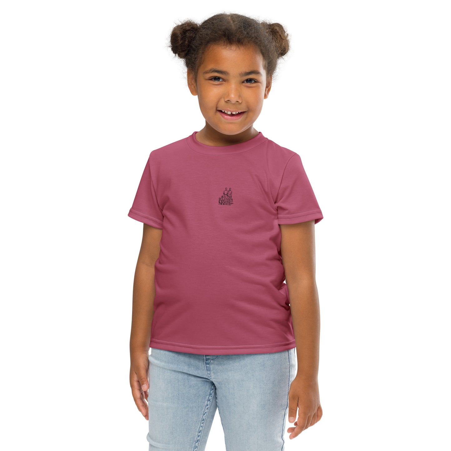 T-shirt Enfant Rose Ancien - "Simplement JM&Oli"