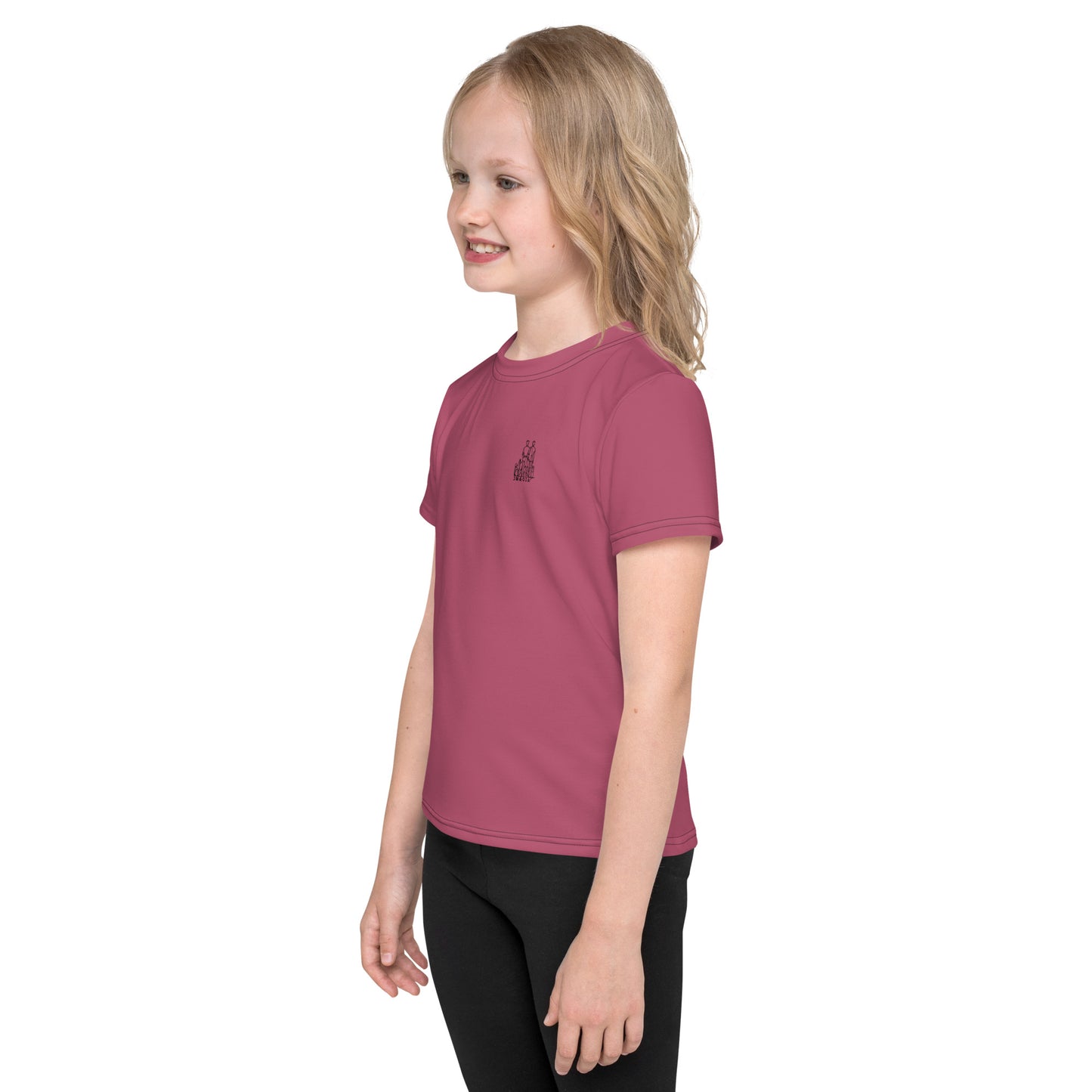 T-shirt Enfant Rose Ancien - "Simplement JM&Oli"