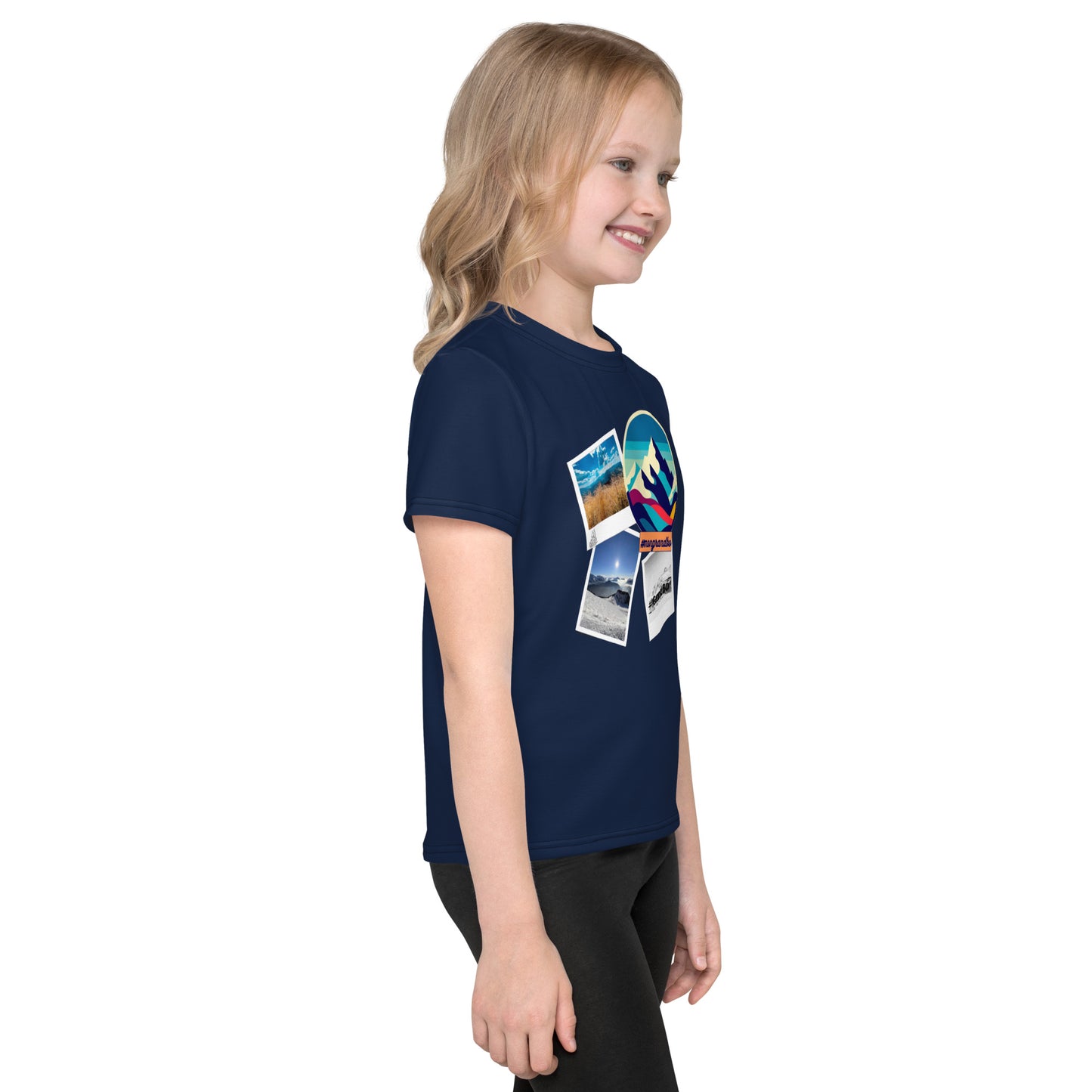 T-shirt enfant #mongrandbo bleu marine