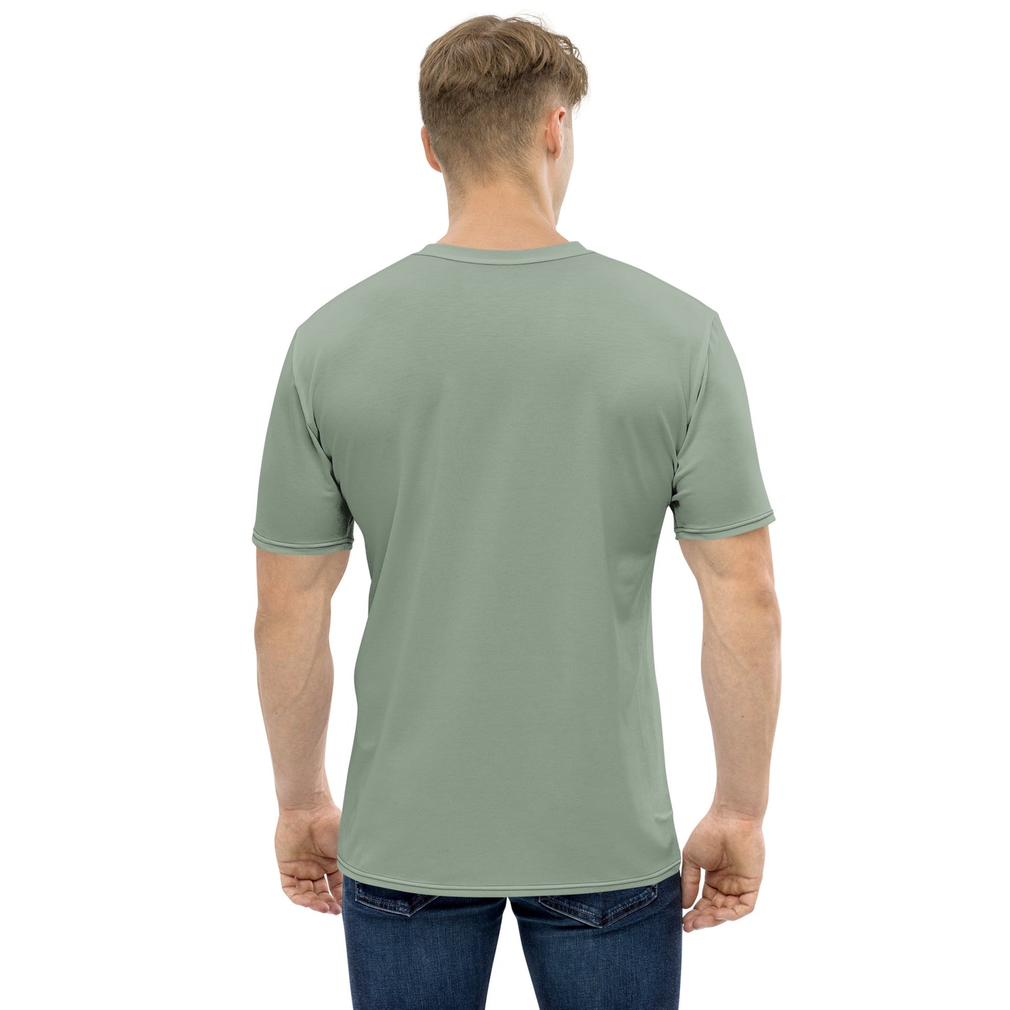 T-shirt Homme Vert de Gris - "Simplement JM&Oli"