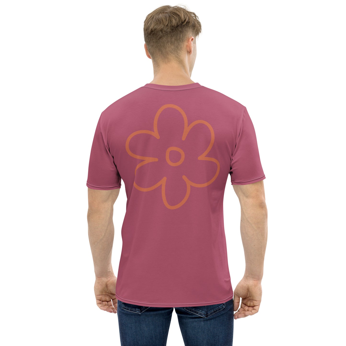 T-shirt Homme Rose Ancien - "Simplement JM&Oli"