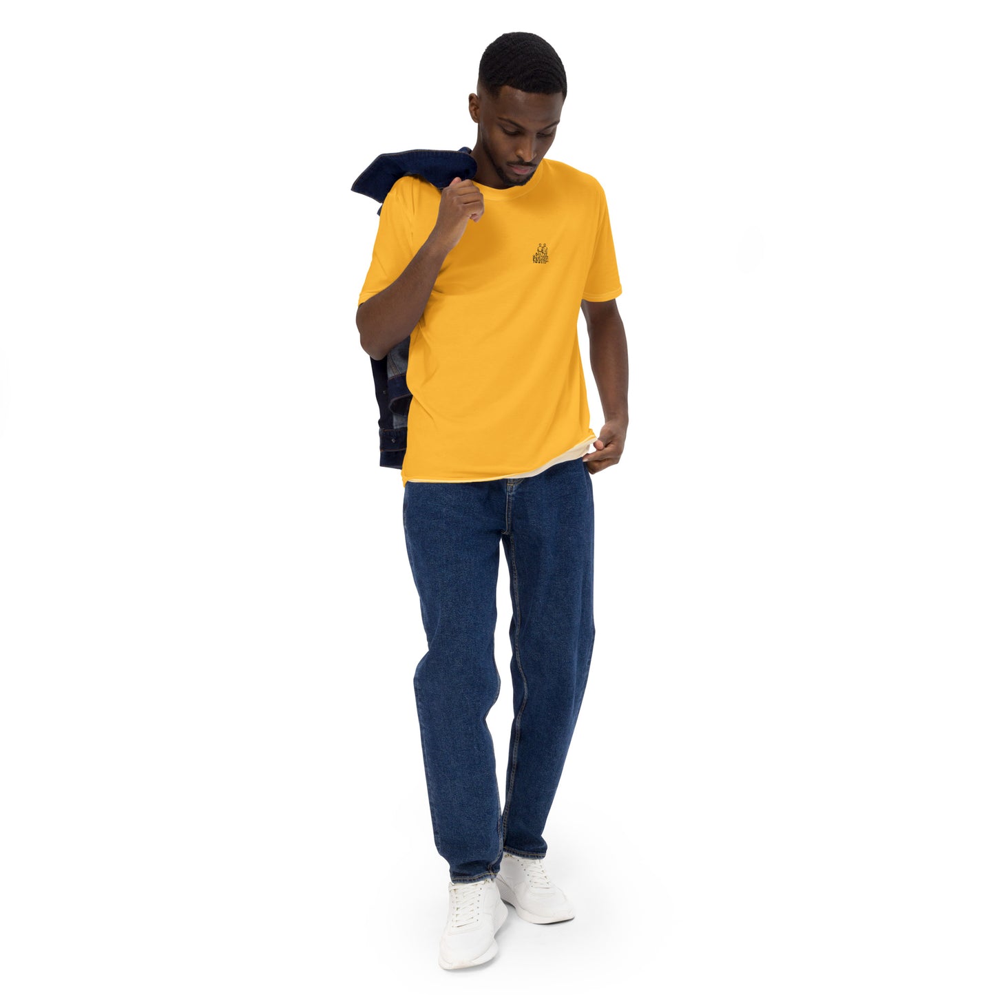 T-shirt Homme Jaune Lumière - "Simplement JM&Oli"