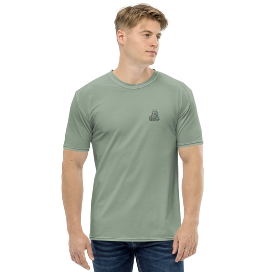 T-shirt Homme Vert de Gris - "Simplement JM&Oli"