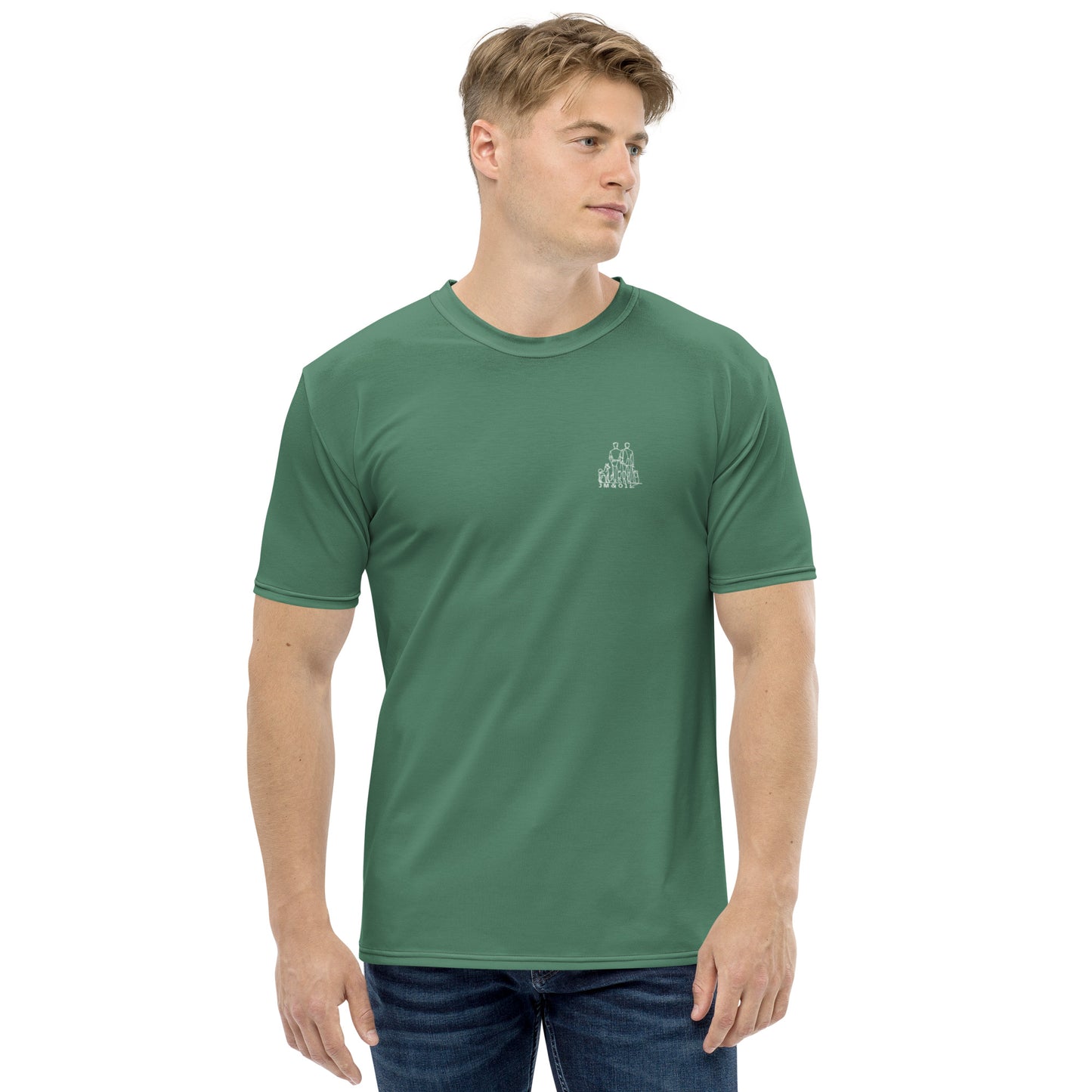 T-shirt Homme Green Court - "Simplement JM&Oli"