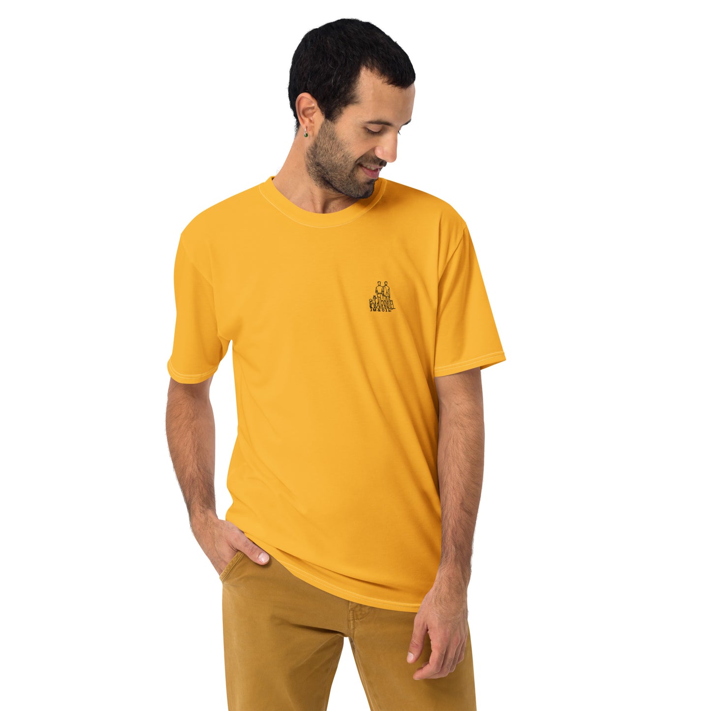 T-shirt Homme Jaune Lumière - "Simplement JM&Oli"