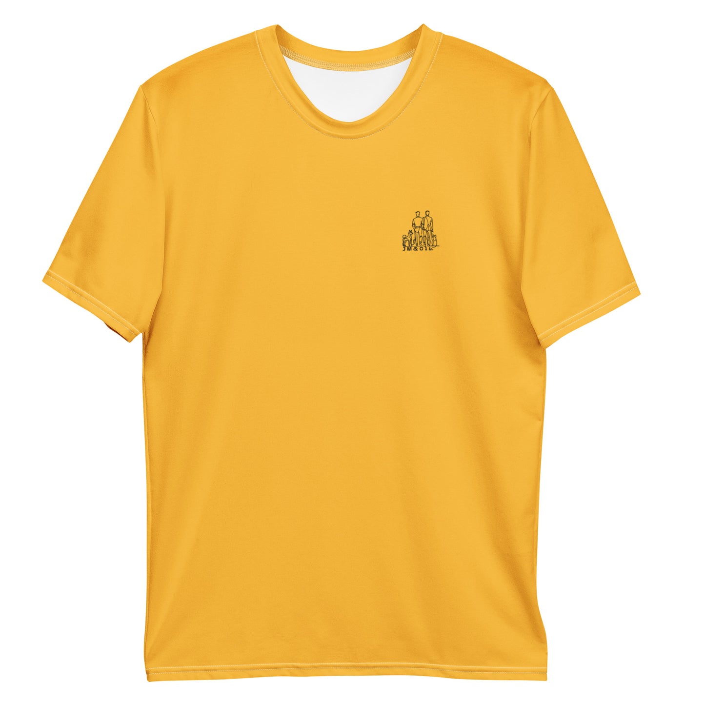 T-shirt Homme Jaune Lumière - "Simplement JM&Oli"