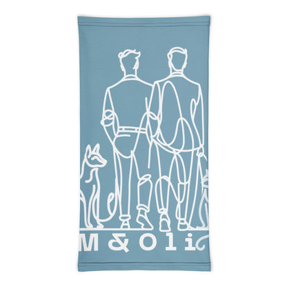 Cache cou Gris Bleu - "Simplement JM&Oli"
