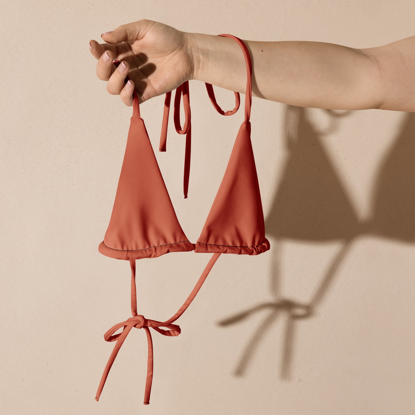 Haut de Bikini Orange Terracotta