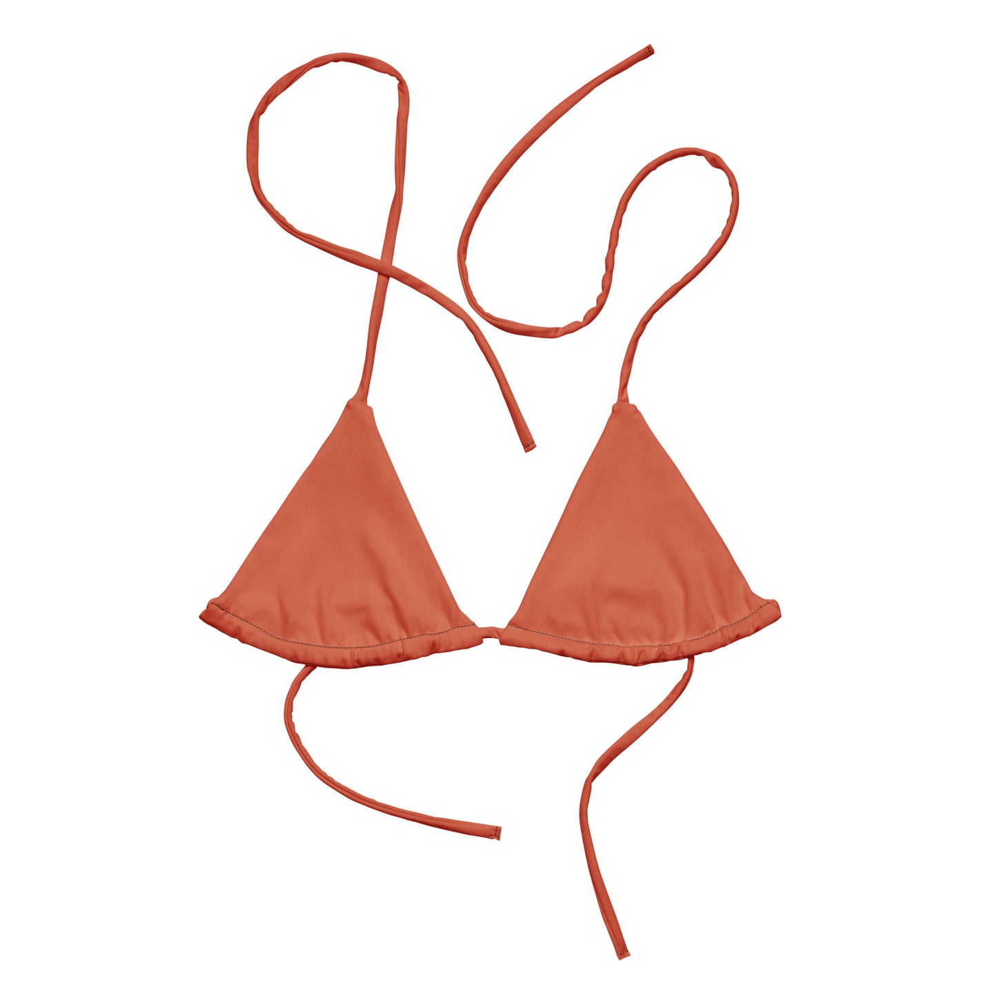 Haut de Bikini Orange Terracotta