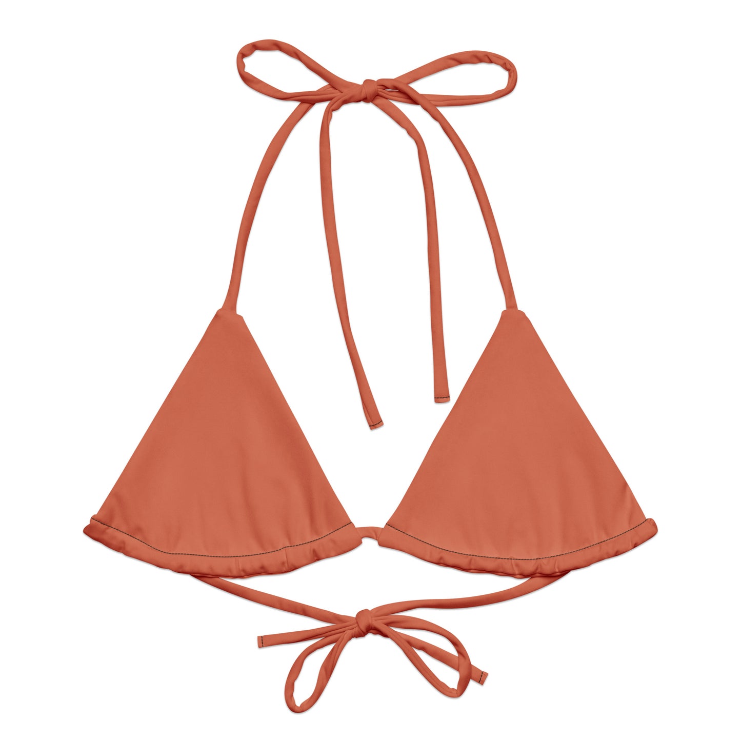 Haut de Bikini Orange Terracotta