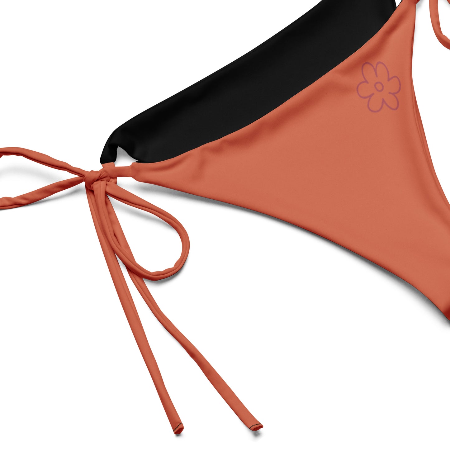 Bas de bikini Orange Terracotta