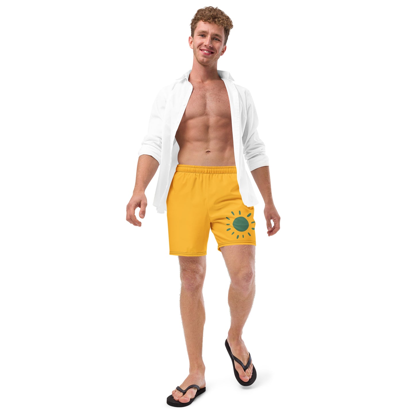 Maillots de Bain Homme Jaune