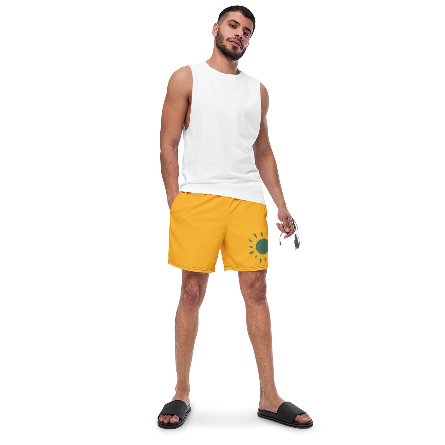 Maillots de Bain Homme Jaune