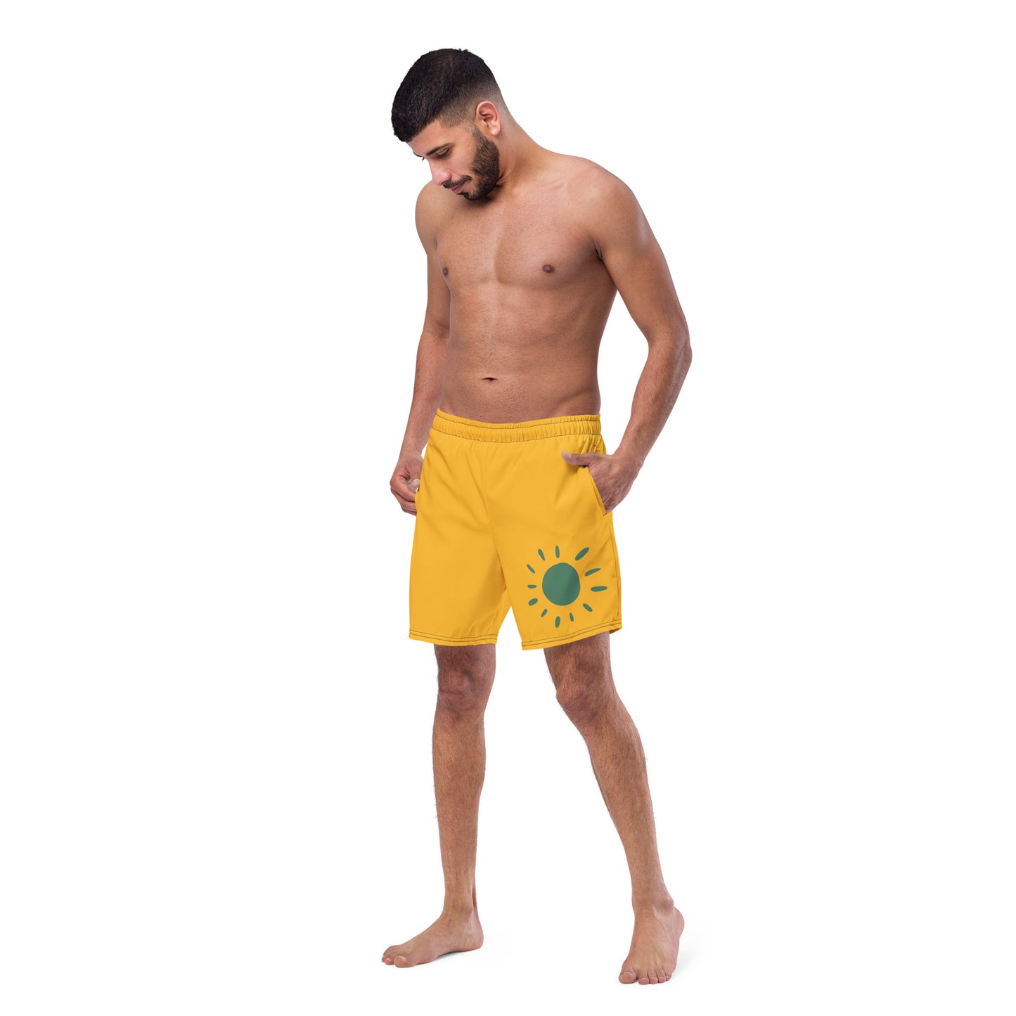 Maillots de Bain Homme Jaune