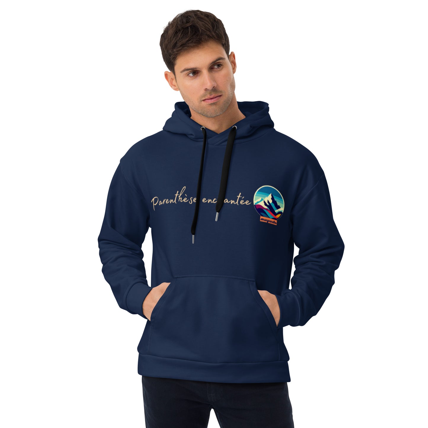 Sweat à Capuche Unisexe #mongrandbo Bleu Marine