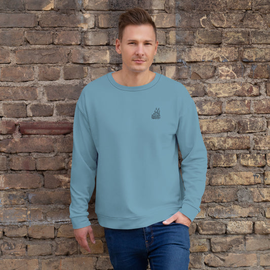 Sweat-Shirt Homme Bleu Gris - "Simplement JM&Oli"