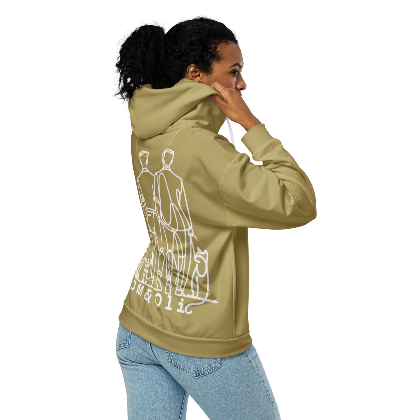 Sweat à Capuche Zippé Femme - #YesWeCannes Or