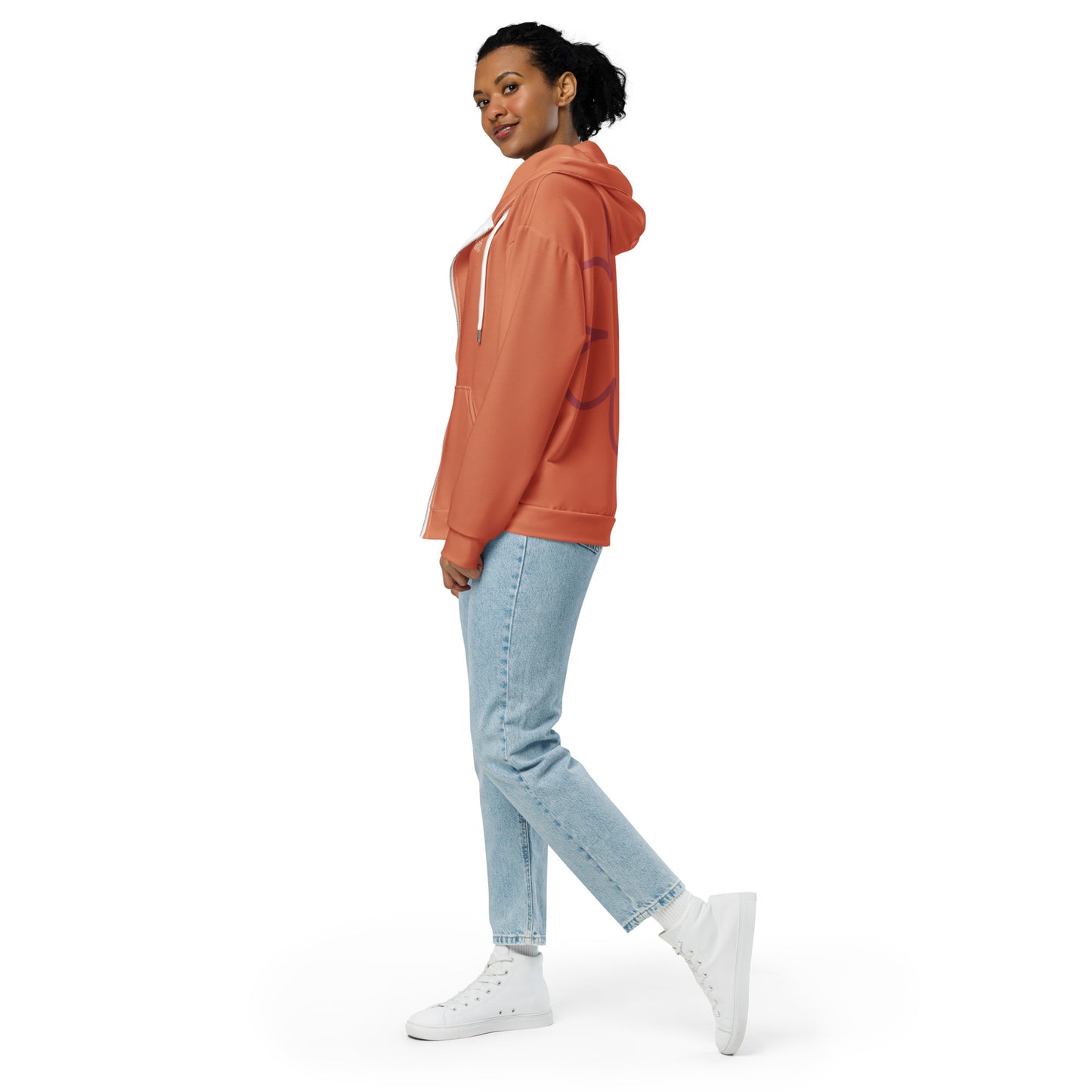 Sweat à Capuche Zippé pour Femme - Confort Quotidien et Durabilité