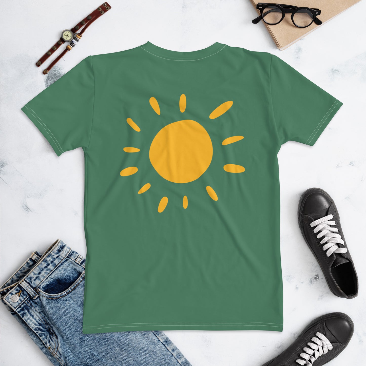 T-shirt Femme Green Court - "Simplement JM&Oli"