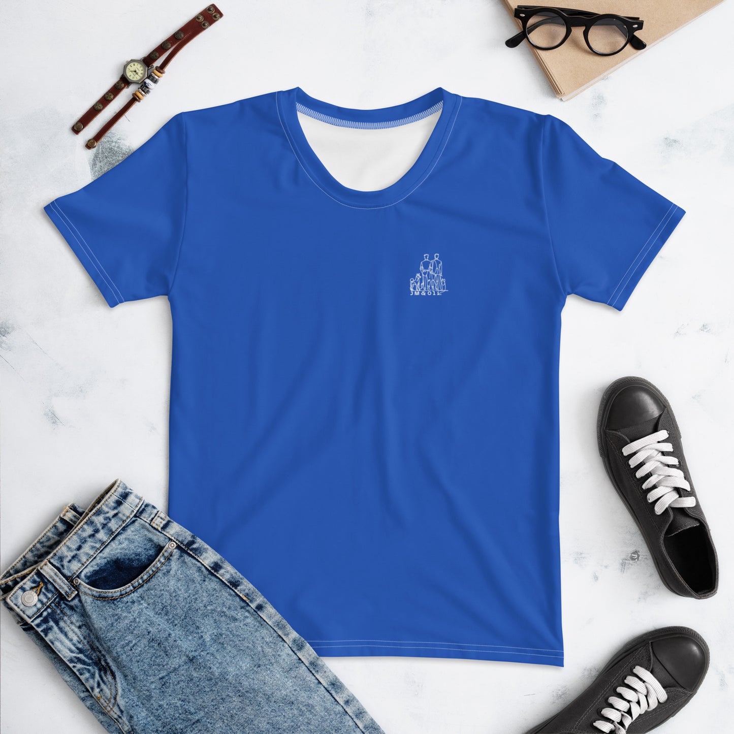 T-shirt Femme #yesWeCannes Bleu roi