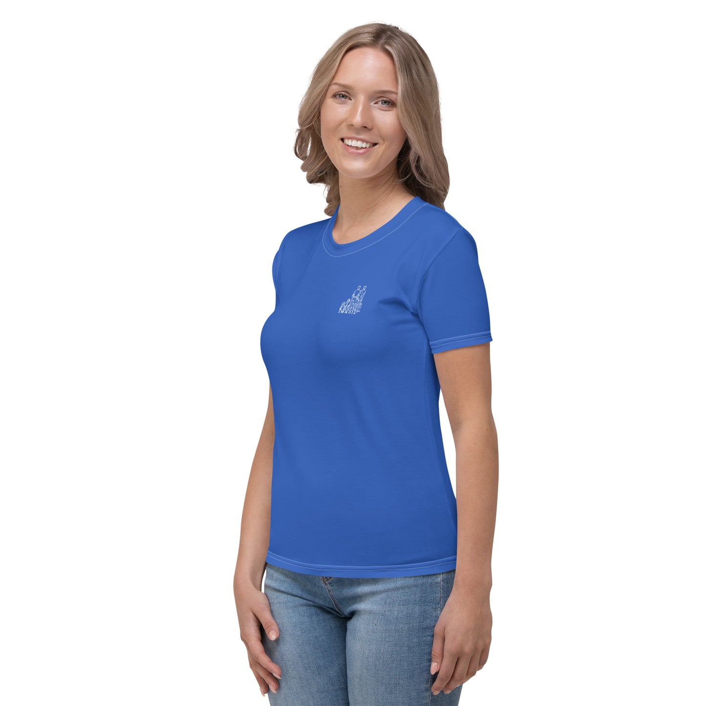 T-shirt Femme #yesWeCannes Bleu roi