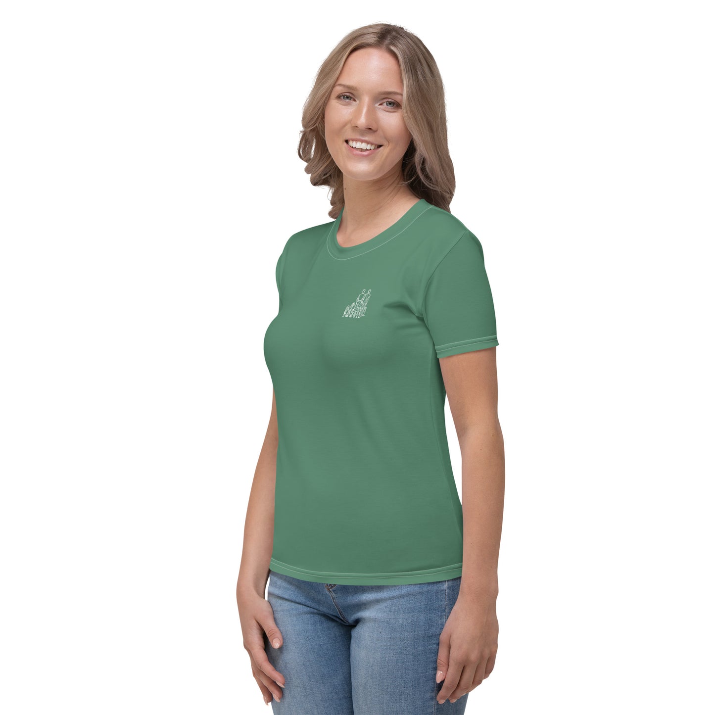 T-shirt Femme Green Court - "Simplement JM&Oli"