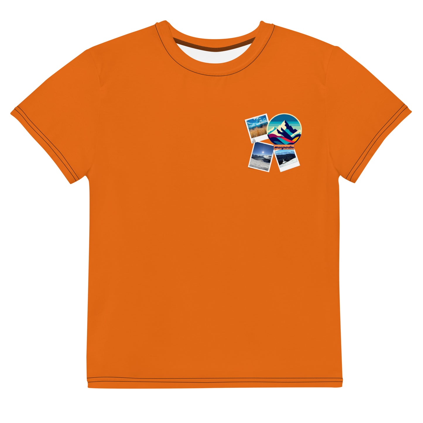 T-shirt Adolescent orange #MonGrandBo