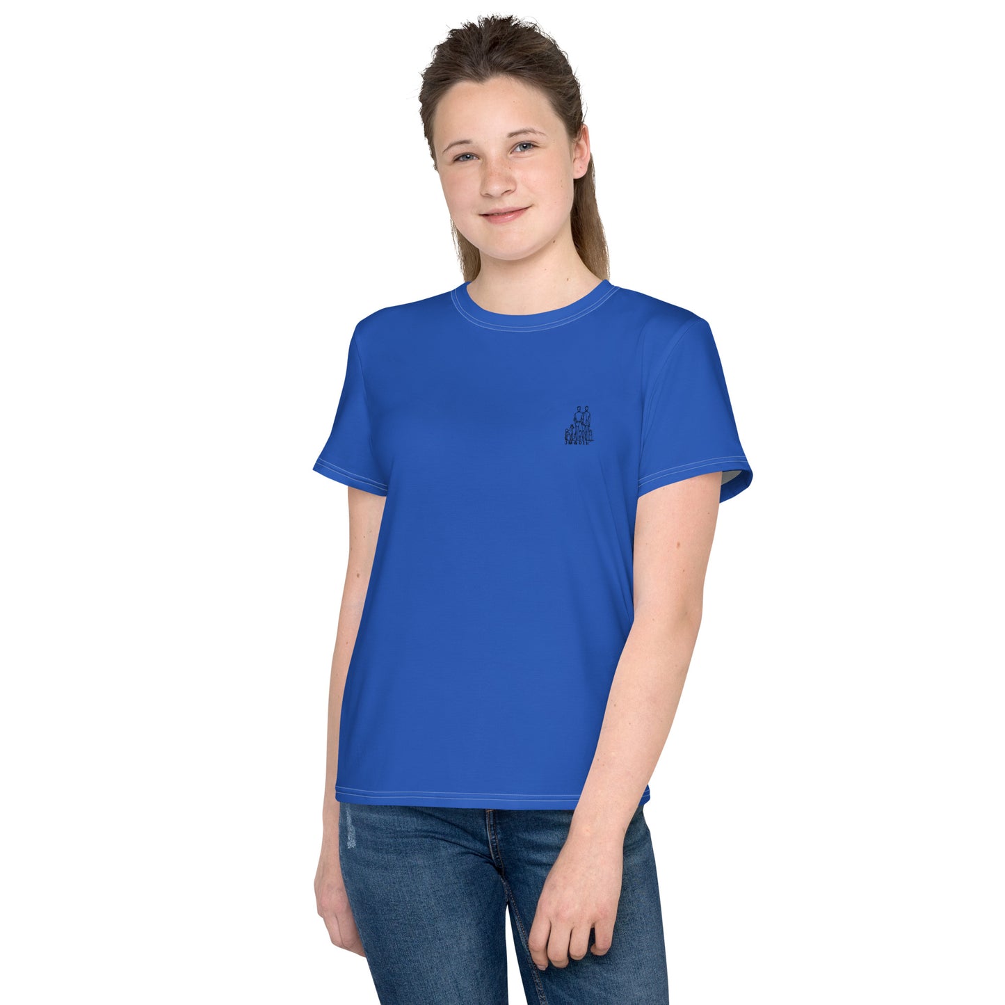 T-shirt Ado Bleu roi - #YesWeCannes